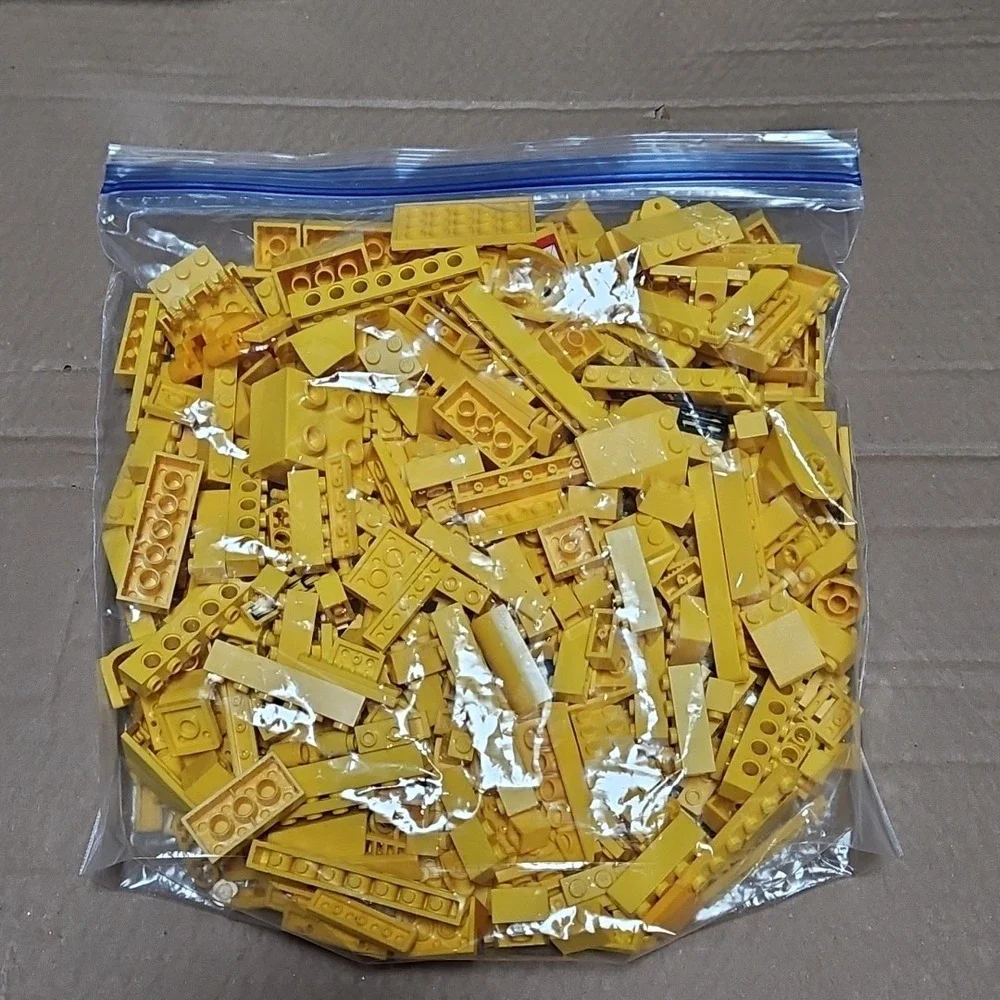 LEGO HUGE LOT YELLOW PIECES BRICK BLOCKS 1 POUND SORTED COLOR BULK‎ MIX